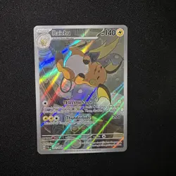Pokemon Raichu 211/193 Paldea Evolved Illustration Rare Full Art Holo - Image 1