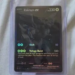 Zekrom ex EX 172/086 Sv: Black Bolt Holo 230 HP English Pokemon TCG - Image 1