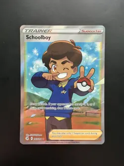 Pokemon - Schoolboy (Full Art) - 261/264 - Fusion Strike - Holo - Ultra Rare NM - Image 1