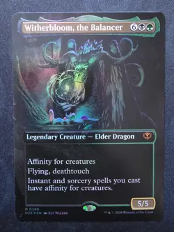 MTG Witherbloom the Balancer BORDERLESS FOIL #288 Secrets of Strixhaven Mythic - Image 1