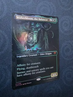 MTG Witherbloom the Balancer BORDERLESS FOIL #288 Secrets of Strixhaven Mythic - Image 2