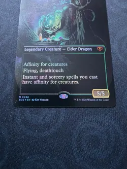 MTG Witherbloom the Balancer BORDERLESS FOIL #288 Secrets of Strixhaven Mythic - Image 4