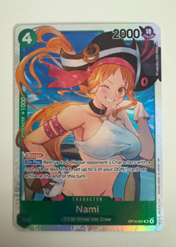 Nami OP14-031 SR The Azure Sea's Seven - One Piece Card Game - Image 1
