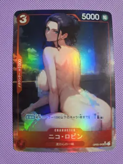 One Piece Nico Robin - Waifu Sexy Custom Fanmade Holo Goddess Story ACG Card - Image 1