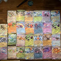 English Pokemon TCG 27 Card ex Lot Full Art Holo - Image 1