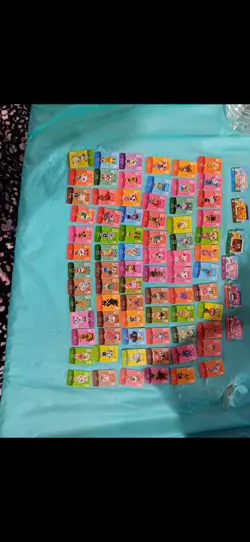 Nintendo Animal Crossing amiibo Series 1 75-Card Lot Portia/Flurry/Tutu/Ruby - Image 1
