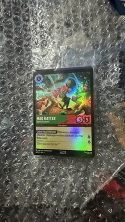 Disney Lorcana TCG - 16/D23 Mad Hatter - Unruly Eccentric - Foil Card - Image 1