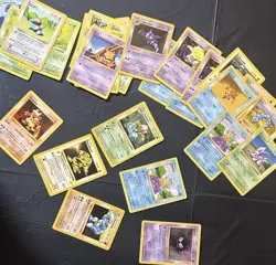 LOT Pokemon 1999 Shadowless Base Card Set Vintage Pokemon Unlimited - Image 3