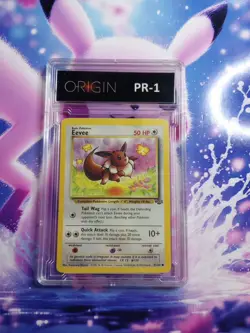 Vintage Original Poor Eevee 51/64 Graded PR 1 Pokemon Card Played Retired Cute - Image 2