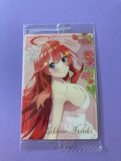 Itsuki 05 The Quintessential Quintuplets Wafer Card Very Rare BANDAI Japanese - Image 2