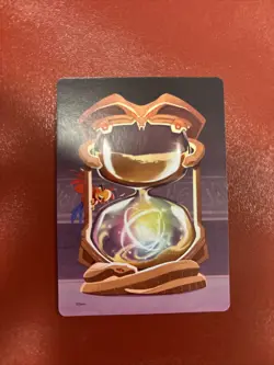 Disney Lorcana TCG Art Card Reign Of Jafar Puzzle Hourglass - Image 1