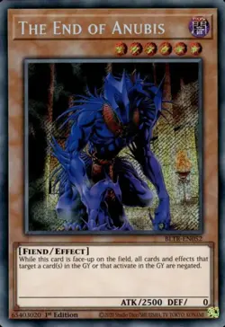 The End of Anubis - BLTR-EN052 - Secret Rare - 1st Edition Near Mint Yugioh Card - Image 1
