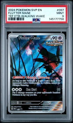 Flutter Mane 097 Sv: Scarlet & Violet Promo Cards Holo PSA 9 - Image 1