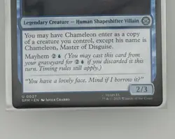 MTG Spider-Man U Chameleon, Master of Disguise #0027 - Image 4