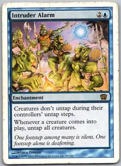 Intruder Alarm 86 Rare 8th Edition Magic: The Gathering Lightly Played - Image 1