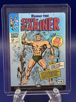 Namor the Sub-Mariner (Borderless) (0391) Marvel Super Heroes Foil - Image 1