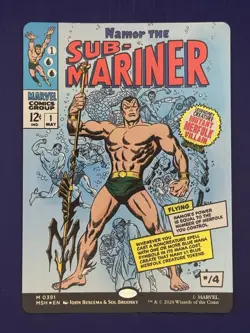 Namor the Sub-Mariner (Borderless) (0391) Marvel Super Heroes Foil - Image 2