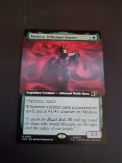Medusa, Inhuman Queen Extended Art Marvel Super Heroes Mtg Nm 0383 - Image 1