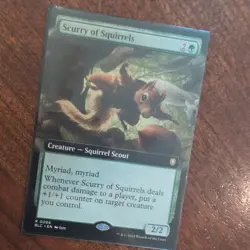 Scurry of Squirrels (Extended Art) #66 (NM) Bloomburrow BLC Magic MTG - Image 1