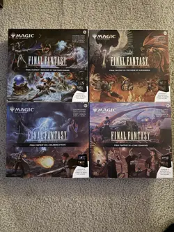 Magic The Gathering: Final Fantasy Scene Box: Bundle Set of 4 - New - Sealed - Image 1