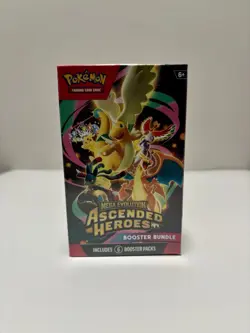 Pokemon TCG: Ascended Heroes New/Factory Sealed Booster Bundle Box - Image 1