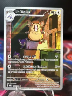 Pokemon TCG Raticate 99/88 Illustration Rare Perfect Order - Image 1