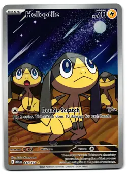 Helioptile 143/132 - 🌊 Mega Evolution Illustration Rare Pokemon TCG 🖤 - M/LP - Image 1