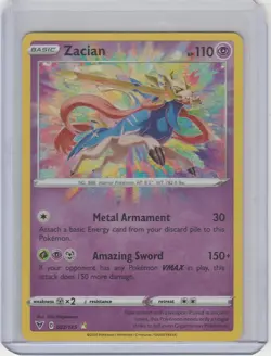Pokemon TCG SWSH04: Vivid Voltage #082/185 Zacian - Image 1