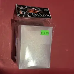 New Sealed Ultra Pro Deck Box Collectible Card CLEAR Hold 80+ Sleeved Storage D8 - Image 1