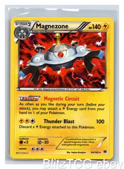 Magnezone BKT 54/162 BREAKthrough Pokemon Holo Rare Holo NM/M - Image 1