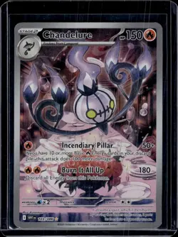 Pokemon 2025 Scarlet & Violet White Flare Pokemon Chandelure - Image 1