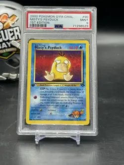 Pokemon Misty's Psyduck Gym Challenge 1st Edition #90 PSA 9 (CBMH) - Image 1