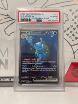 2023 Pokemon TCG Blastoise ex 200/165 SIR Holo SV 151 English PSA 10 - Image 1