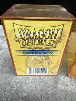 DRAGON SHIELD Yellow Deck Protectors Lot Of 3 Hold Over A 100 Cards - Image 3