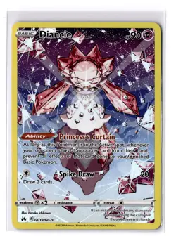 Diancie - GG13/GG70 Crown Zenith: Galarian Gallery Ultra Rare - NM - POKEMON TCG - Image 1