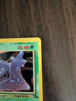 Pokemon Muk 13/62 Holo Fossil Unlimited Pokemon TCG - Near Mint NM - Image 2