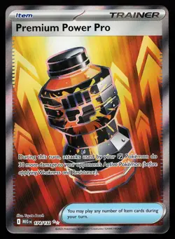 Premium Power Pro 174/132 Ultra Rare Mega Evolution Pokemon Card - Image 1