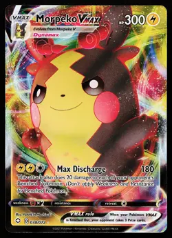 Morpeko VMAX 038/072 Holo Shining Fates Pokemon Card - Image 1