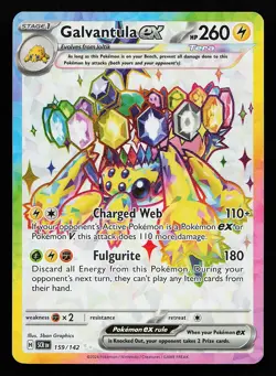 Galvantula ex 159/142 Ultra Rare Stellar Crown Pokemon Card - Image 1