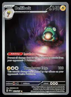 Bellibolt 201/197 Holo Illustration Rare Obsidian Flames Pokemon Card - Image 1