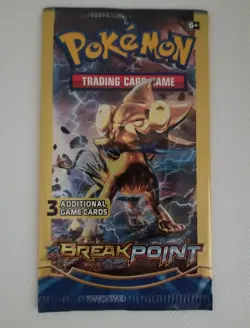 Pokemon XY Breakpoint 3 Card Booster Pack - Image 1