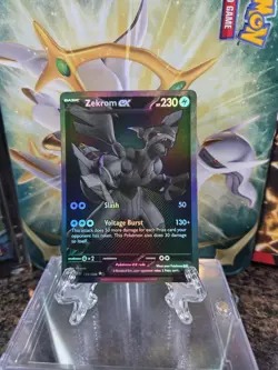 Pokemon Zekrom EX Black Bolt 172/086 English TCG Card Near Mint Condition - Image 1