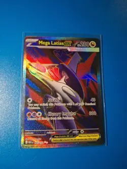 Pokemon TCG Mega Latias EX Full Art Ultra Rare Card 163/132 N.M. - Image 1