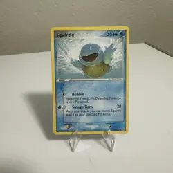 Pokemon TCG Squirtle Fire Red Leaf Green 83/112 Non-Holo Card LP - Image 1