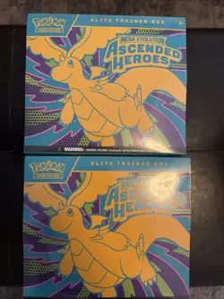 2 Pokemon TCG Factory Sealed Ascended Heroes Elite Trainer Box (ETB) - Image 1