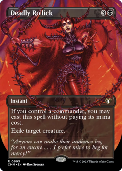 Deadly Rollick (Borderless Alternate Art) [Commander Masters] Magic MTG - Image 1