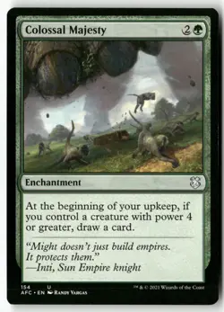 Colossal Majesty 154 Commander: Adventures in the Forgotten Realms Uncommon NM - Image 1