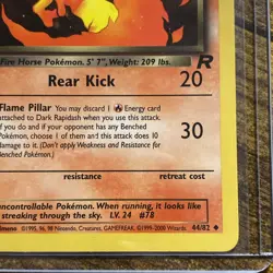 Dark Rapidash 1st Edition Uncommon Team Rocket 44/82 NM/LP WOTC Pokemon TCG - Image 4