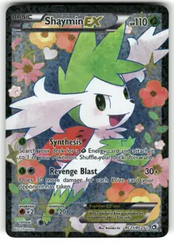 Shaymin EX Full Art RC21/RC25 Legendary Treasures Radiant Collection Pokemon LP - Image 1