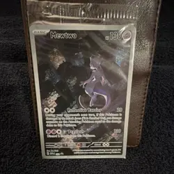 Pokemon Company Mewtwo SVP 052 Promo Holo Scarlet & Violet ENG 2023 (SEALED) - Image 1
